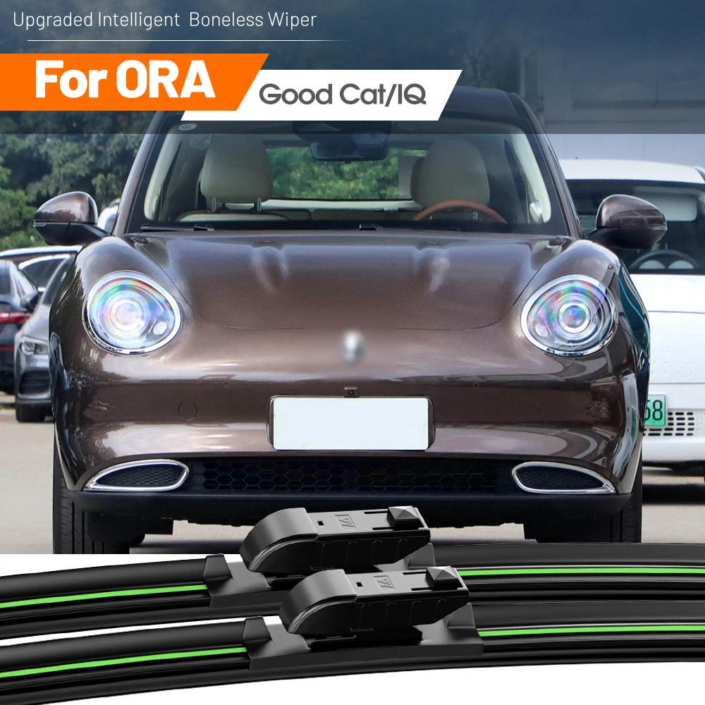 

2pcs For Great Wall ORA Good Cat IQ 2018-2023 Front Windshield Wiper Blades 2019 2020 2021 2022 Windscreen Window Accessories