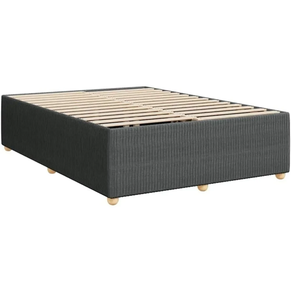 Furniture Cushioned Bedstead, Flat Noodles Mattress Base, Modern Bedroom Bedstead Polyester Fabric Touch Bedroom Furniture