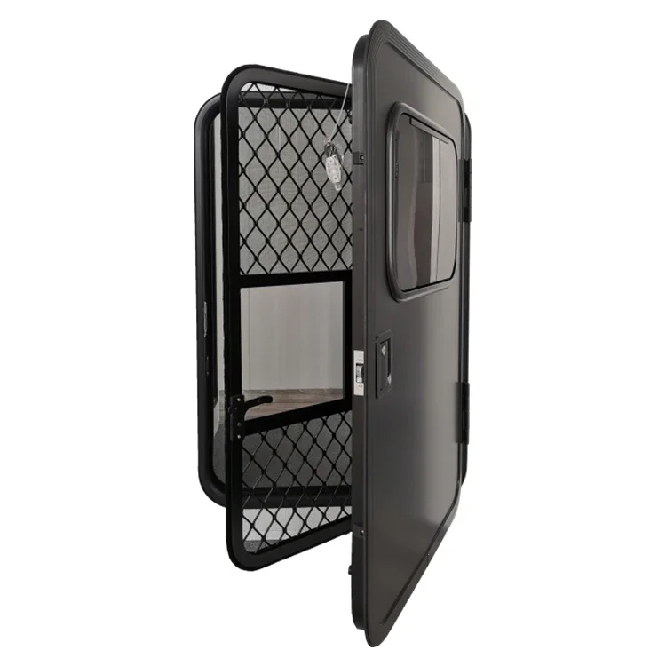 Aluminum Alloy Door Frame 650-900mm Single Point Locking Entrance Door for Trailer RV Caravan - Entrance Door