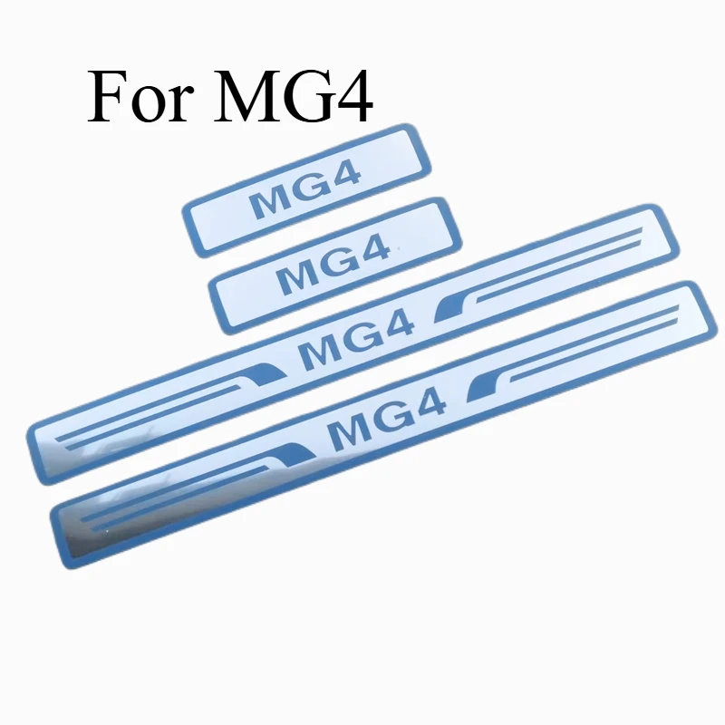 

For MG4 Noble Mulan Door Sill Plate Welcome Pedal Modified MG4 Dedicated Trunk Guard Decoration Parts & Accessories