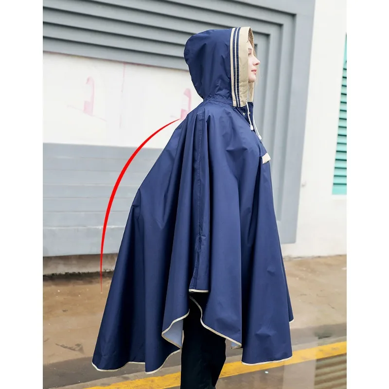 Adult Raincoat Cape Type Advanced Korean Adult Poncho Riding Electric Raincoat Men and Women Are Suitable Abrigo Impermeable