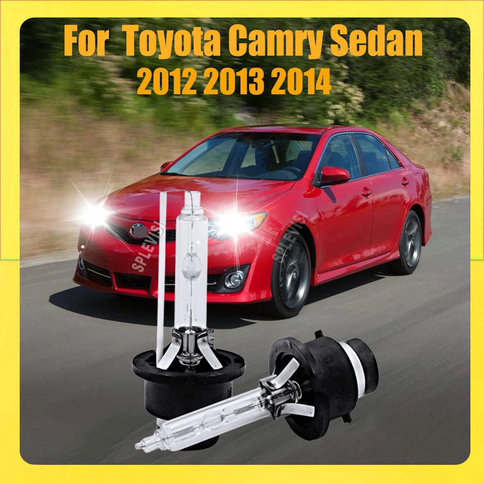 35W D4S Headlight Bulbs -All steel alloy bracket seat makes it stronger and more durable For Toyota Camry Sedan 2012 2013 2014