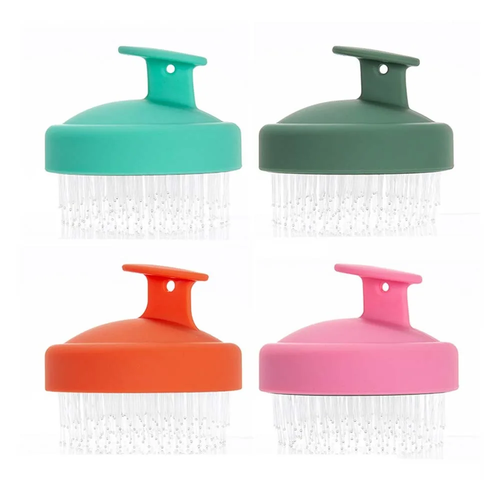 Hairdressing Tool Shampoo Comb, Easy Foaming Hair Accessories, Hair Washing Brush, Body Shower, ABS Head, Scalp Massage