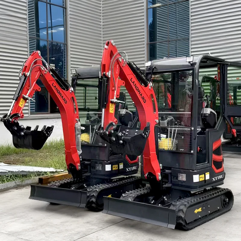 

1.8 Ton Excavators Euro 5 Kubota Mini Excavator LANDWARD Multifunctional Mini Excavator Euro 5 Farm Excavator 2 Tons Customized