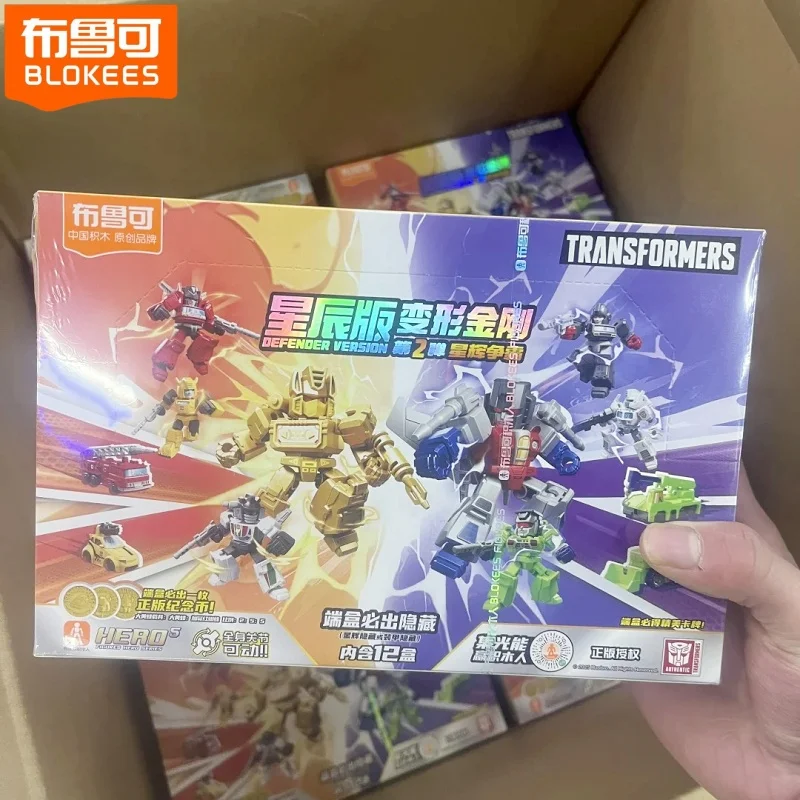 En Stock Blokees Transformers Block Defender versión Wave 2 Optimus Prime Megatron Starscream Bumblebee Robot juguetes para niños regalo