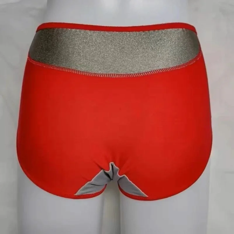

Сексуальное женское нижнее белье, хлопковые трусы со средней талией, нижнее белье из серебряного волокна, удобные влагоотводящие сухие дышащие теплые брюки
