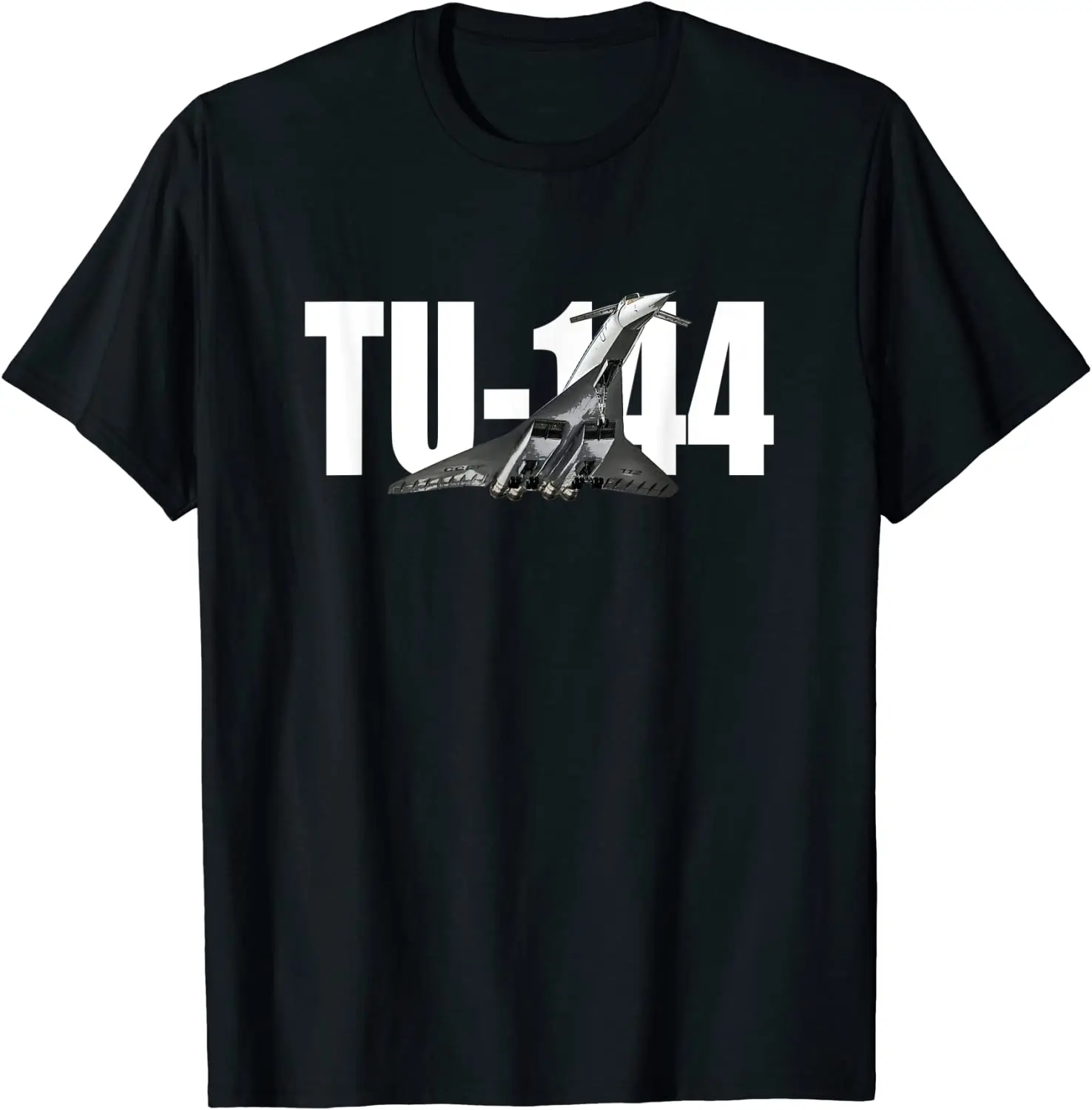 

TU-144 RUSSIAN Concorde Supersonic Passenger Jet Airliner Men T-Shirt Short Sleeve Casual Summer Boys T-Shirts