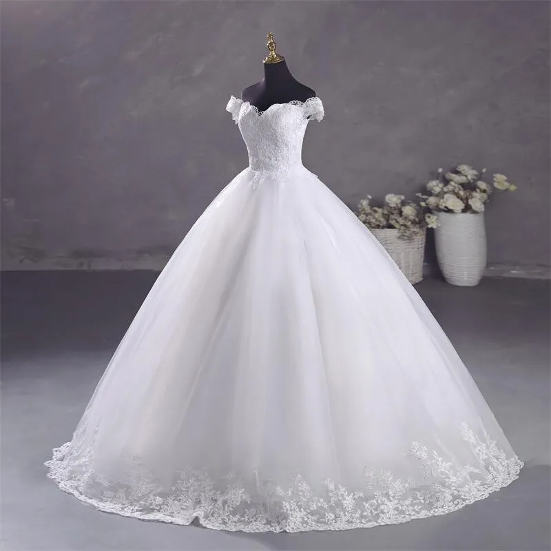 Robe de mariée légère, robe de Rhclassique, robe de mariée grande taille, élégante, hors initiative, photo réelle, nouveau, 2023