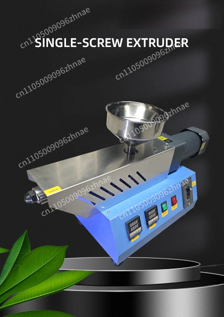 110V/220V Plastic Extruder Machine Polymer Injection Molding Machine Desktop Single Screw Extruder Experiment Squeezing Machine