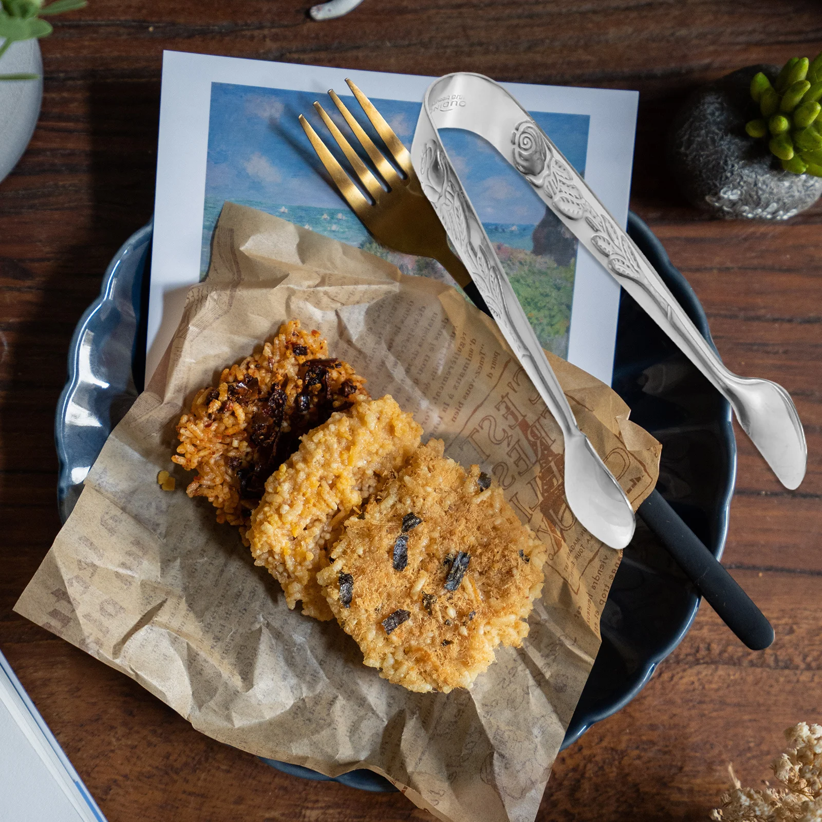 

3Pcs Stainless Steel Food Tongs Mini Sugar Cube Clips Ice Cube Clips Portable Serving Tongs Kitchen Bar Restaurant Supplies