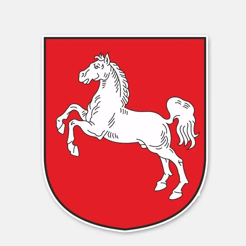 

Niedersachsen Coat of Arms Car Sticker Body Window Helmet Decal