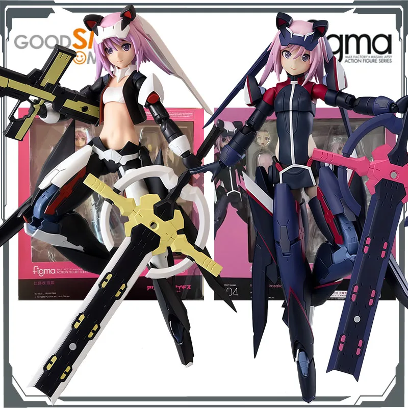 

GSC Original Figma Alice Gear Aegis Yotsuyu Hirasaka & Brave Anime Action Figures Toys for Boys Christmas Gift Collectible Model