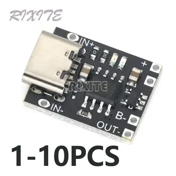 1-10PCS Ultra-Small Lithium Battery Charging Panel 1A Ternary Lithium Battery 3.7V4.2V Charger Module Type-C Protection Board