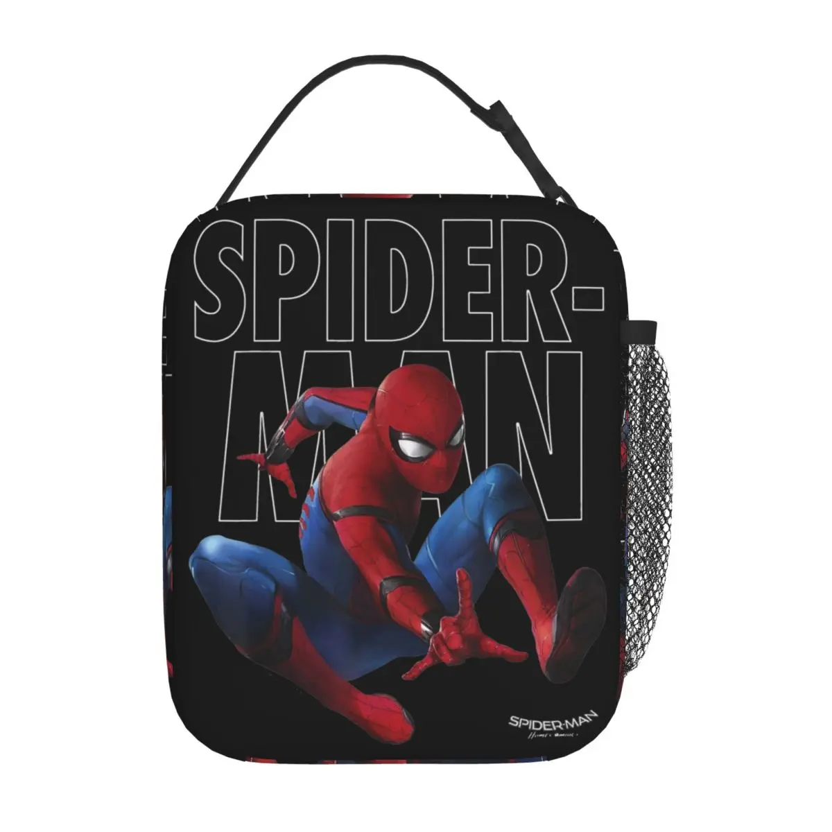 

Spider Man Cartoon Product Insulated Lunch Bags For Office Comic Character Food Storage Bag Portable Thermal Cooler Lunch Box