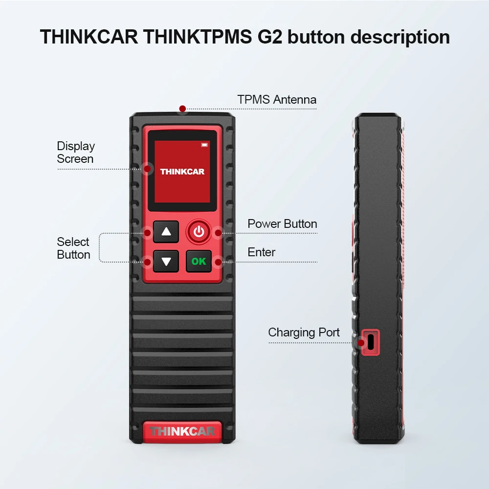 ThinkCar THINKTPMS G2 & S3 2 in1 Car Tire Pressure Diagnosis Tool 315MHz 433MHz Autimotive TPMS Sensor Programming Learning