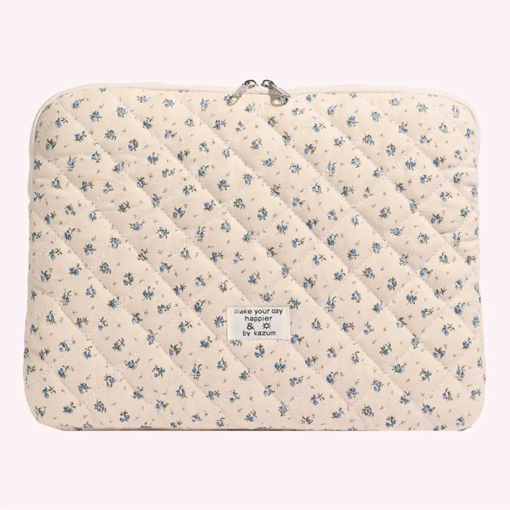 

Flower Printed Laptop Sleeve Protective Laptop Carrying Case Cute Computer Sleeve for 11-15 Inch Laptop Tablet