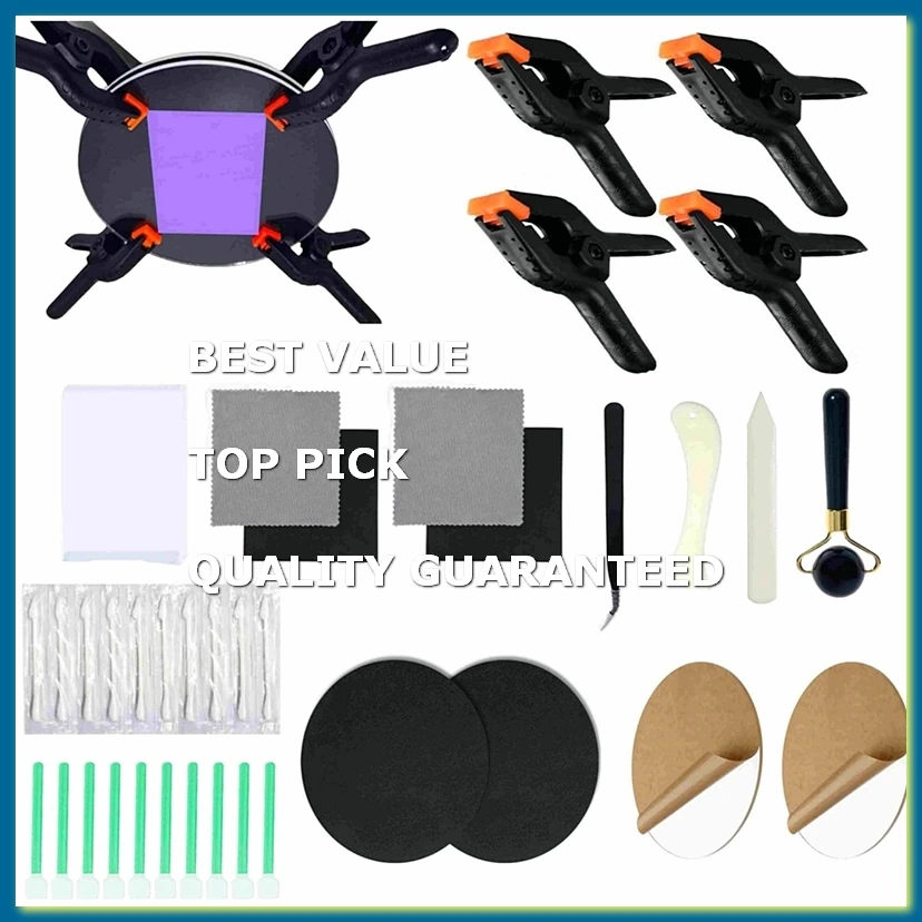 86Pcs Tools Trading Card Care Accessory Kit, Sports Card Care Repair Flattening Kit, for Card Care or Cleaning and Paper