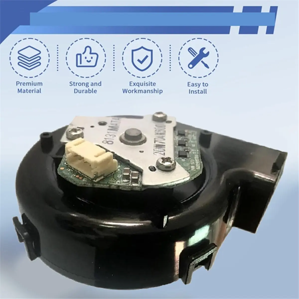 (AIMA) Vacuum Fan Motor for Qihoo 360 S6 Robot Vacuum Cleaner Replacement Parts Turbine Motor Fan Motor