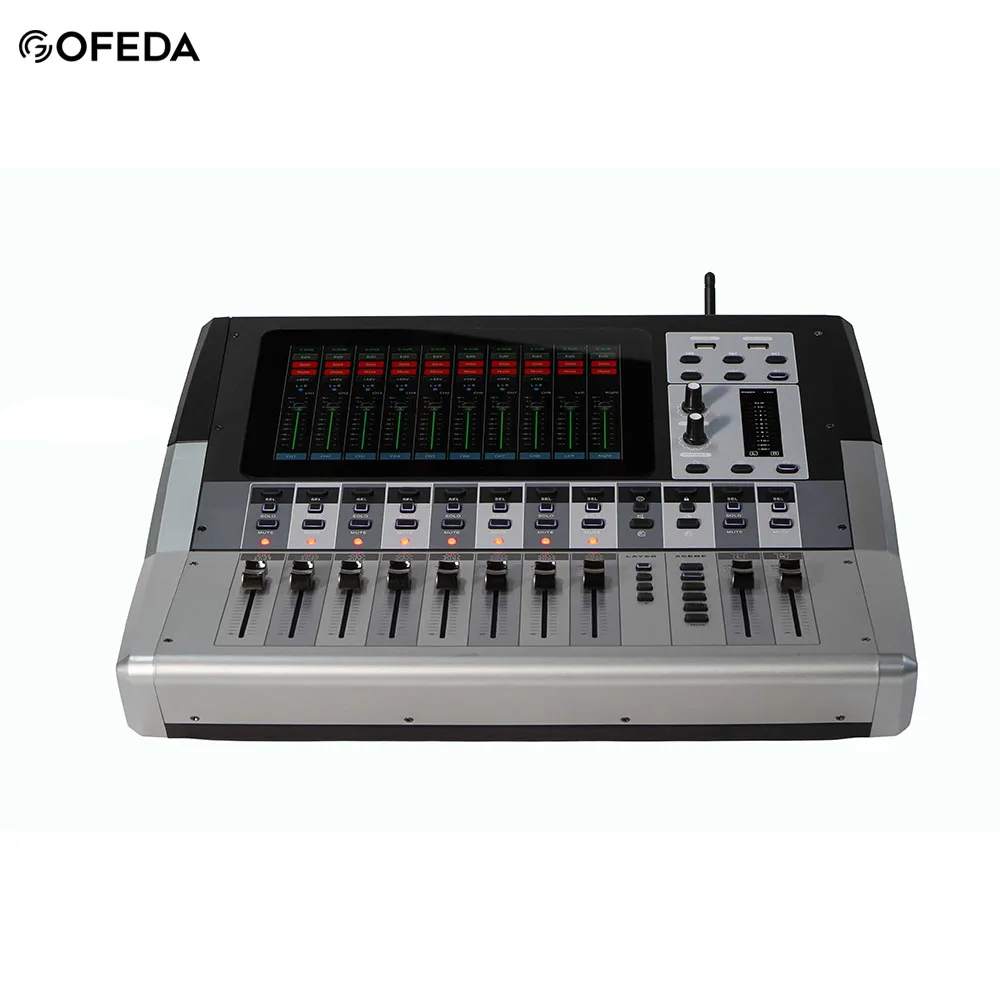 GOX-DM20 20-Channel Professional Digital Mixing Console for Live Sound & Studio Recording Audio Splitter & Converters