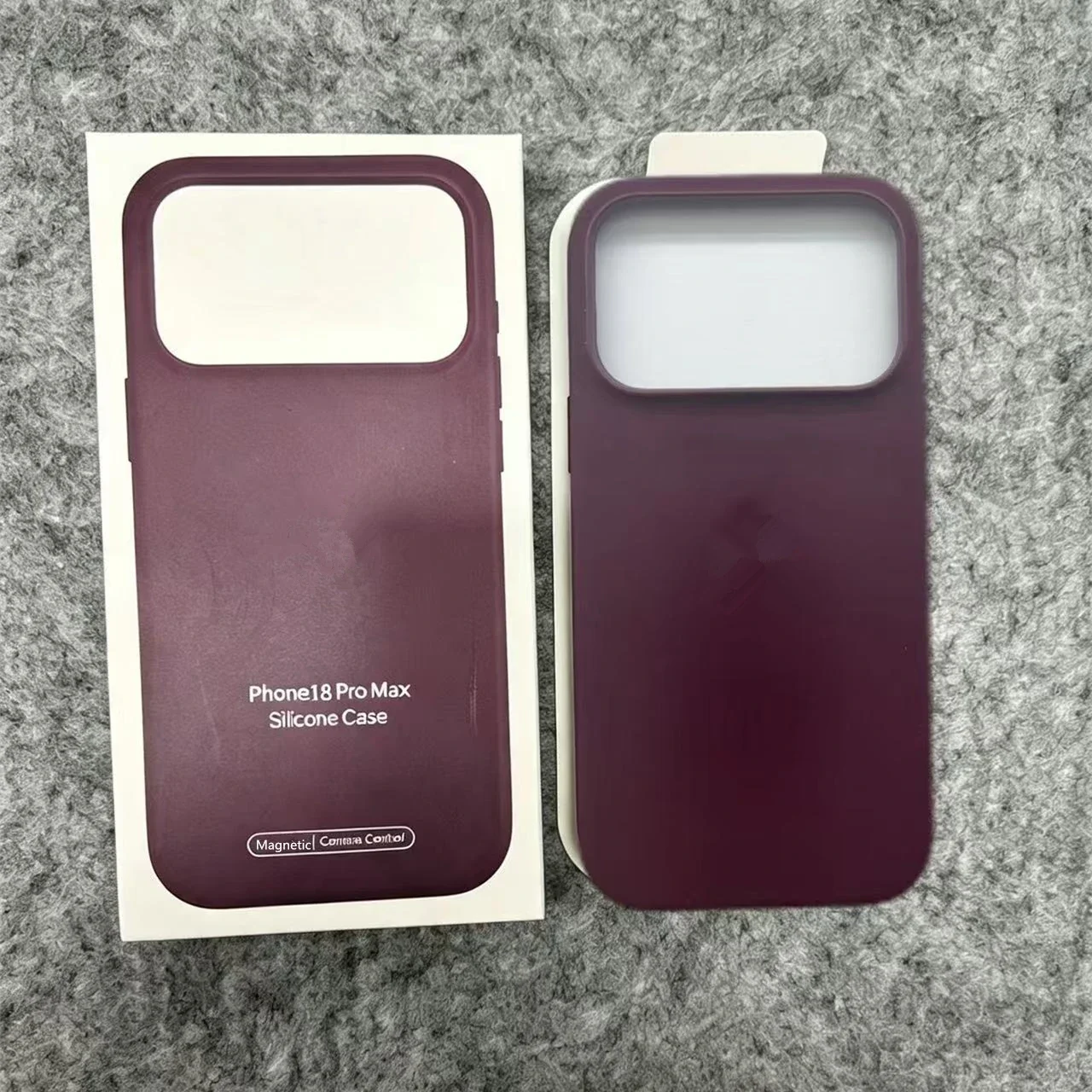 Oryginalny silikonowy pokrowiec do iPhone 18 Pro Max, 18 Pro, 17 Pro, kompatybilny z MagSafe, z oficjalną animacją przycisku AI i obsługą bezprzewodowego ładowania.