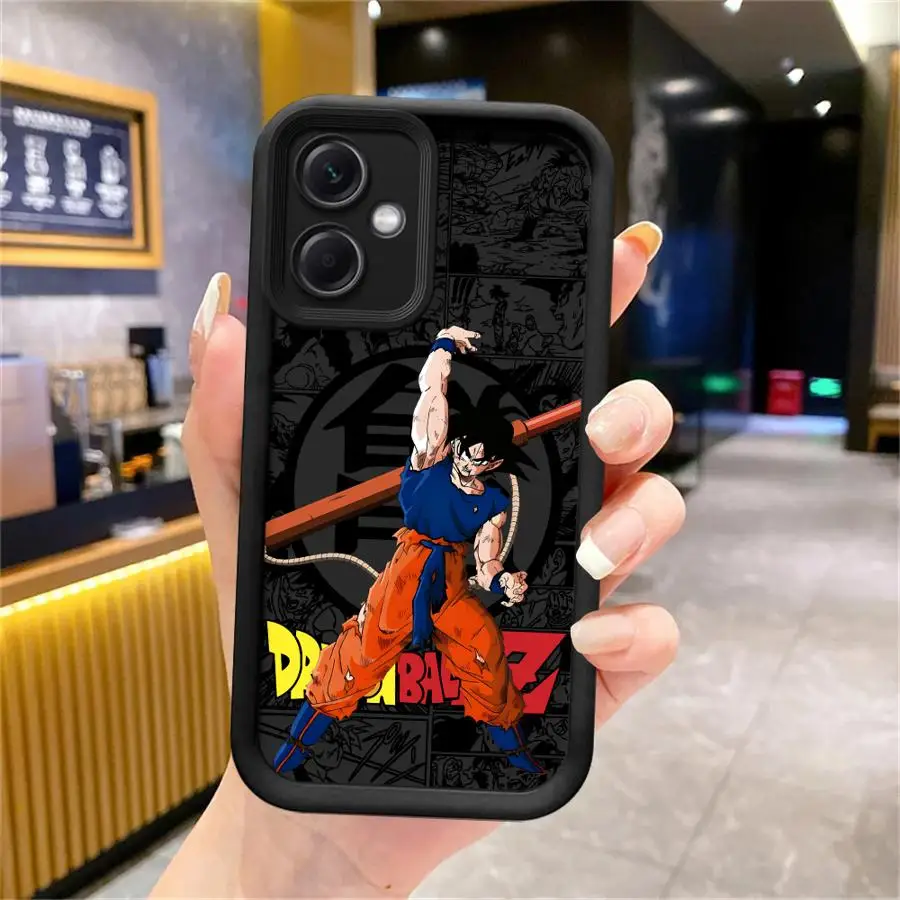 Capa macia para redmi note 13 14 pro plus 11s 12s 10 11 12 pro dragon ball japão anime goku