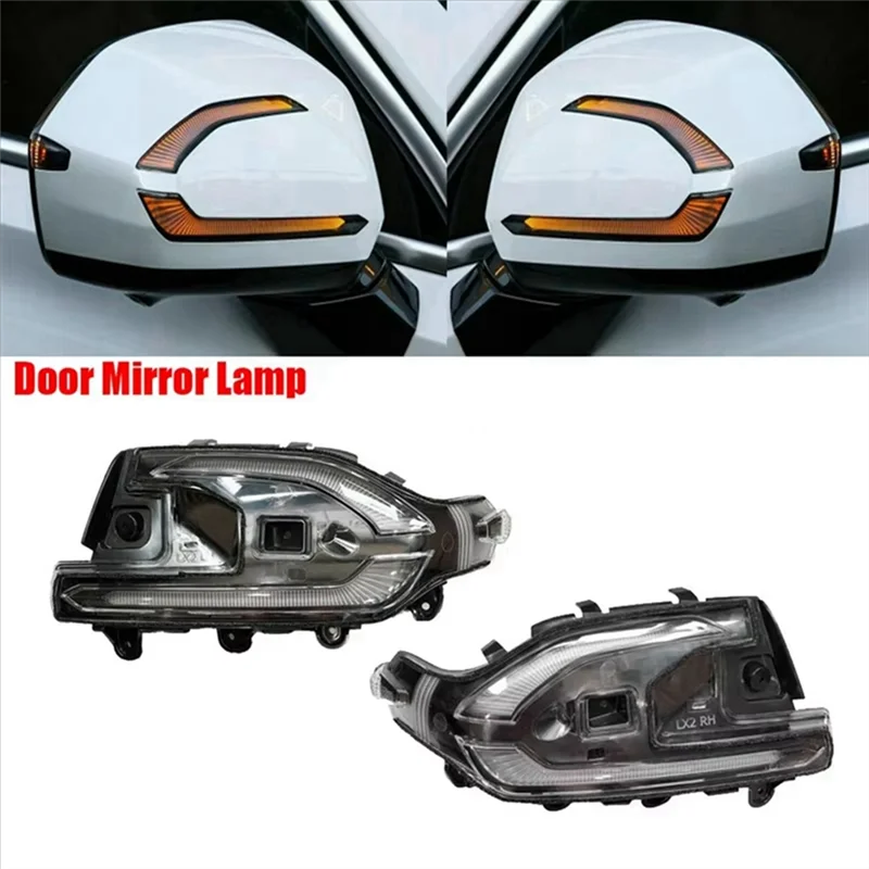 

NEW-Car Outside Door Mirror Lamp Reversing Mirror Side Lamp For Hyundai Palisade 2020-2021