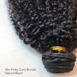 Afro kinky Bulk Weave Bundle Deal Hair Extensions 4b 4c Afro kinky curly bundles remy Human Hair Natural black