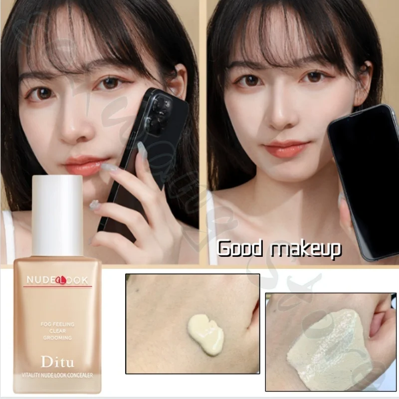 30g liquid foundation, natural concealer, brightening skin tone, light texture, long-lasting and not easy to remove makeup