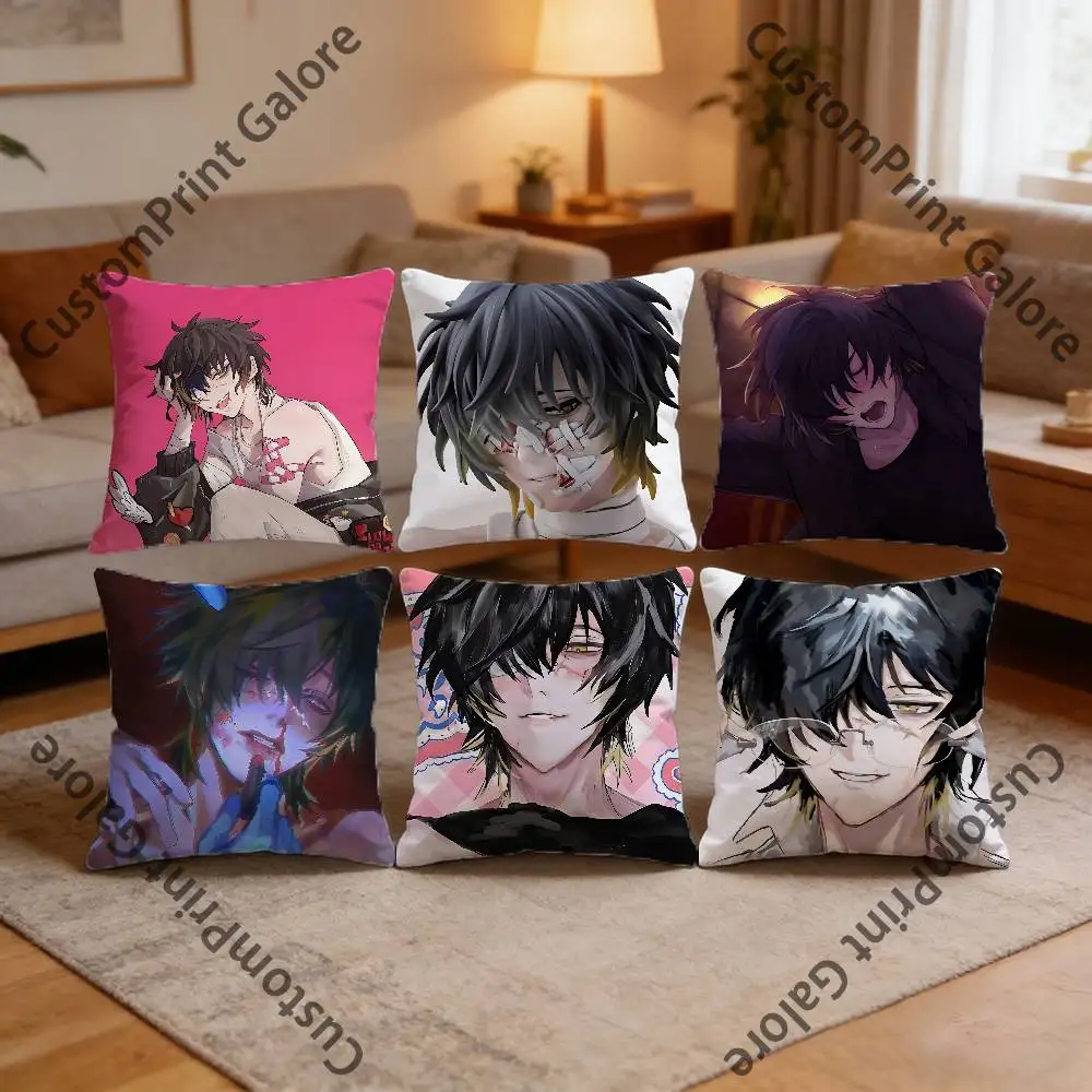 

Slow Damage Towa Pillow Cover Polyester Square Cushion Case 45 cm Decorative for Home Couch Bed Car Decor