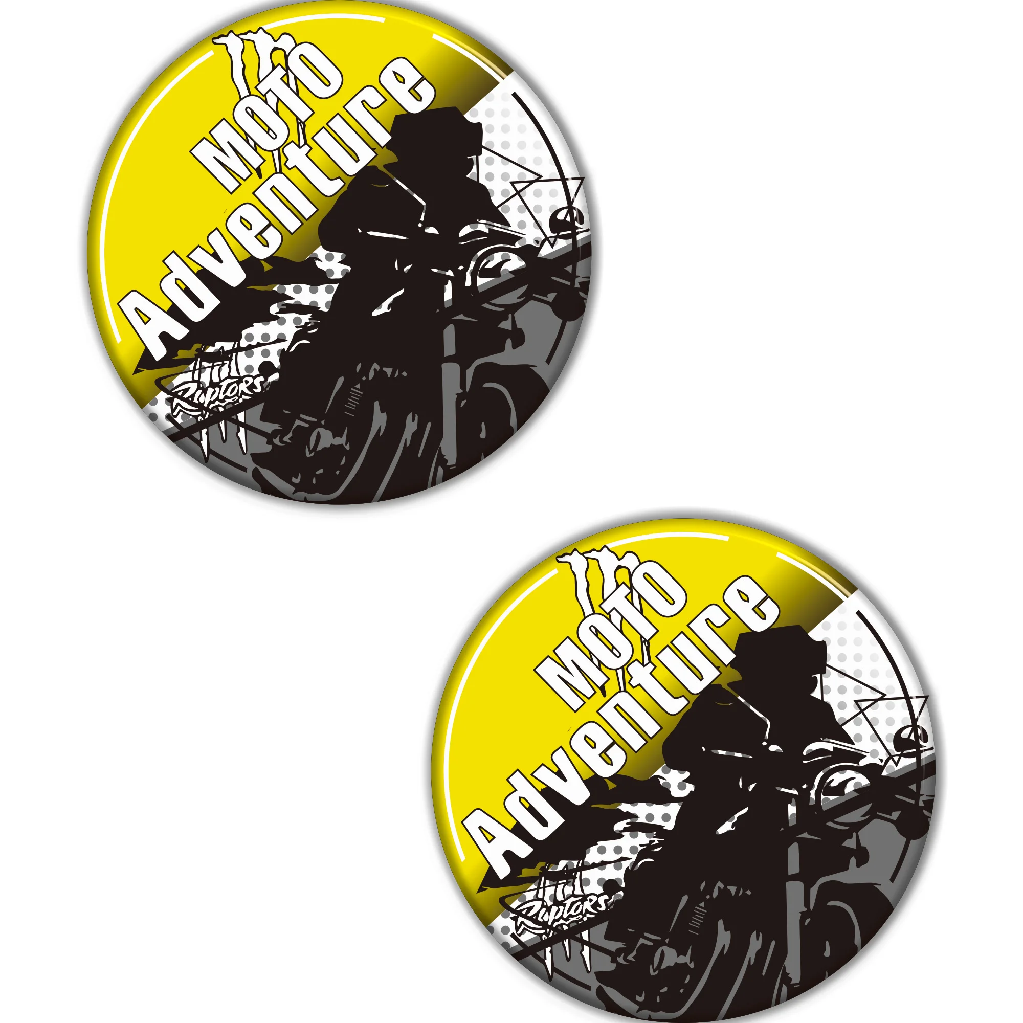 Universal Motorcycle 3D Emblem Sticker Waterproof Decorative Decal Badge Logo DIY Motorcycle Body Decoration Accessories  New Ar