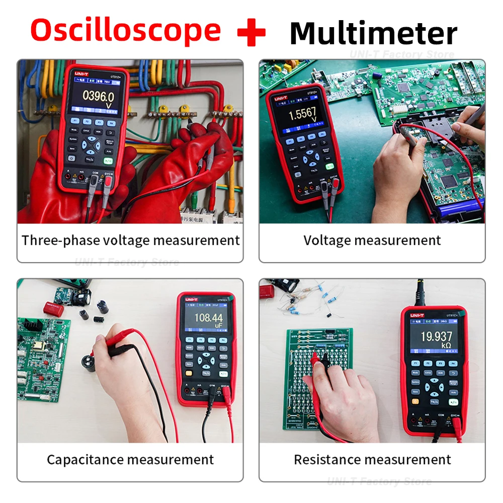 UNI-T UT81A UT81B UT81C UT81D Oscilloscope Multimeter Signal