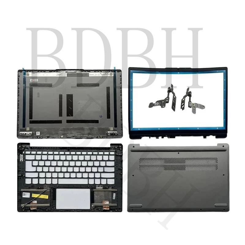 For Lenovo Ideapad Slim 3 14ABR8 14IAH8 14IAN8 14IRH8 14AMN8 New Gray Laptop LCD Back Cover Front Bezel Palmrest Hinges