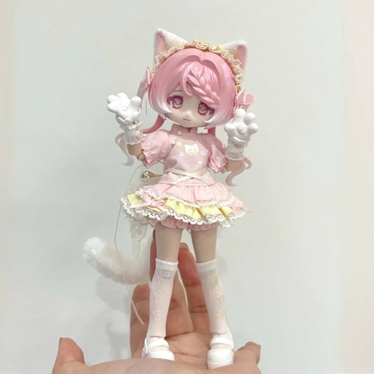

（customization 30day）BJD doll clothes suitable for 1/12 size white set clothes set doll accessories (5 points)