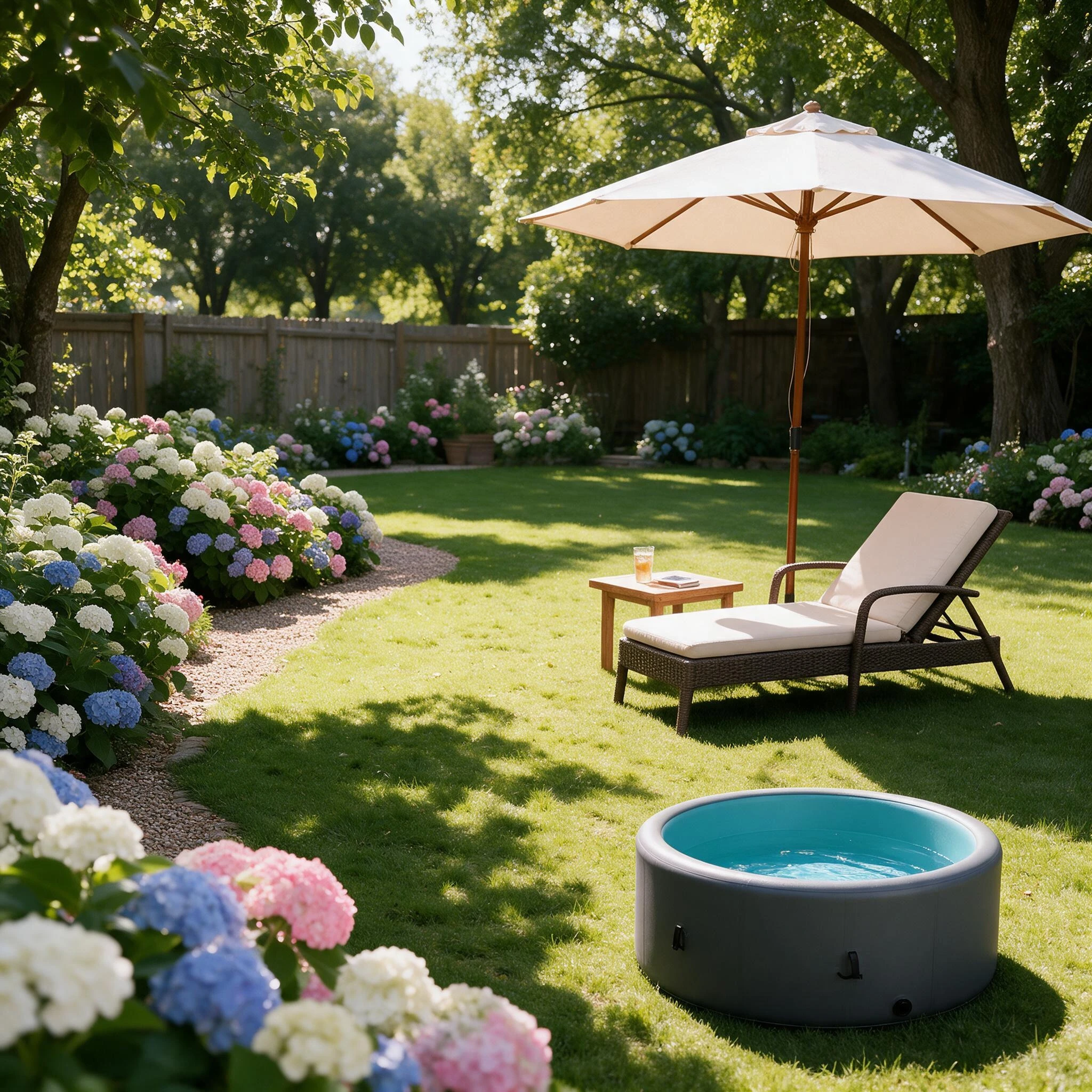 OEM Customized Drop Stitch Inflatable Swimming Pool Large Round Pool for Backyard Family Entertainment