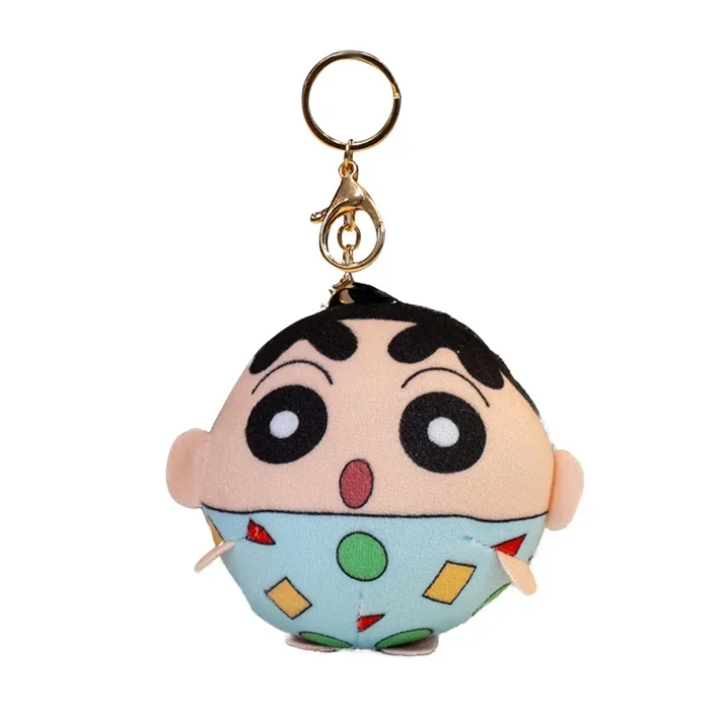 10 cm/3.93 pollici Crayon Shin Chan Portachiavi Anime Periferiche Cartoon Zaino Portamonete Accessori Ornamenti Giocattolo carino Regali per ragazze