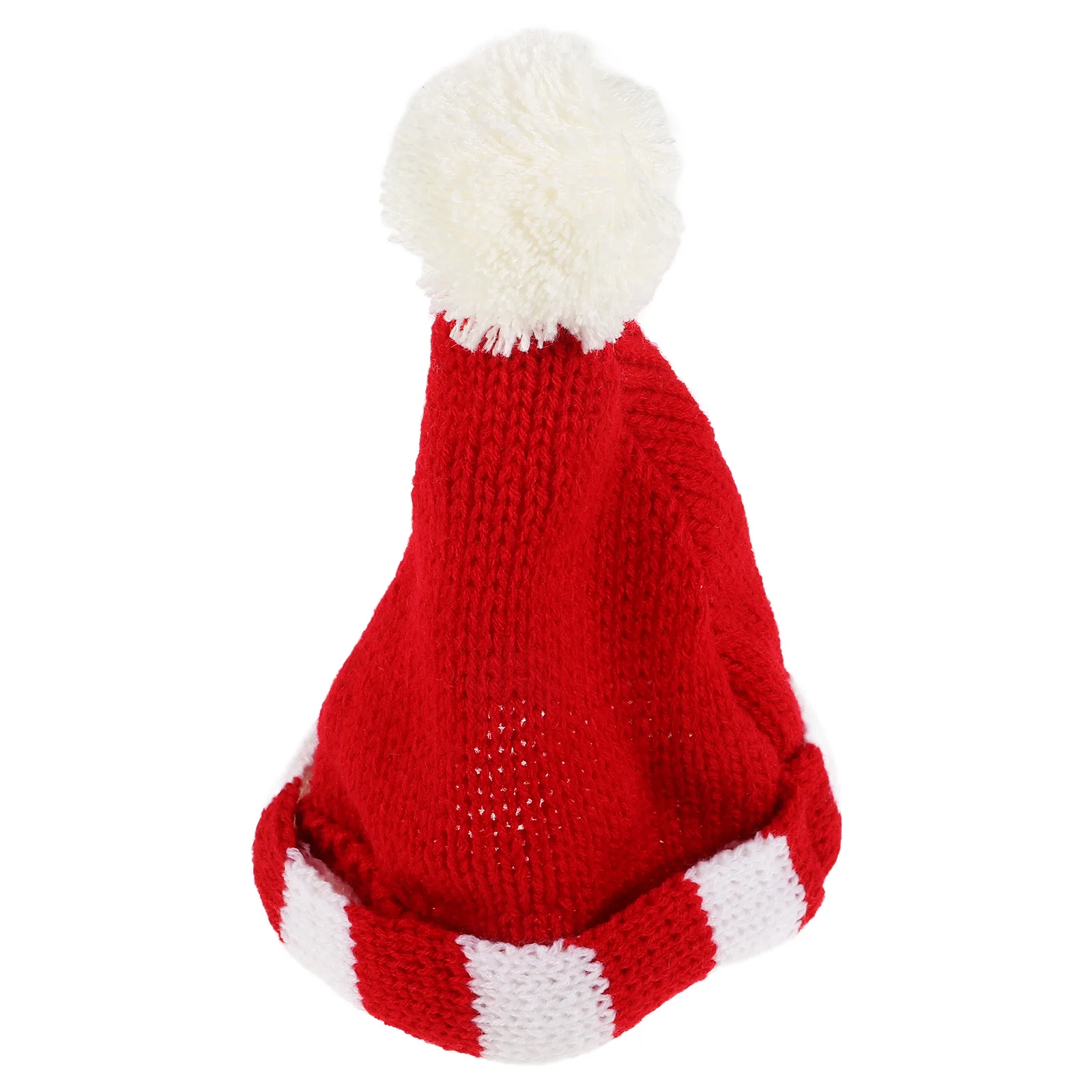 

Mini Knitting Hats Exquisite Woolen Yarn Caps DIY Craft Decorative Accessories Festive Ornaments Creative Gifts