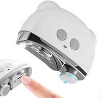 Electric Nail Clipper, 2 in 1 Automatic Nail Trimmer with Polishing, 3-Speed Adjustable for Seniors, Kids, Adults