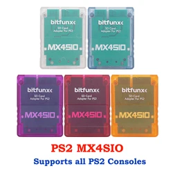 Bitfunx MX4SIO SIO2SD Adapter karty SD/TF SD do wszystkich konsol do gier PS2 Fat i Slim