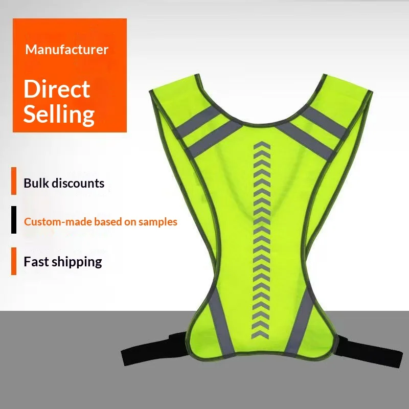 Factory Direct Sale - Quick-selling Sport Reflective Vest for Night Running Outdoor Reflective Clothing Reflective Jacket