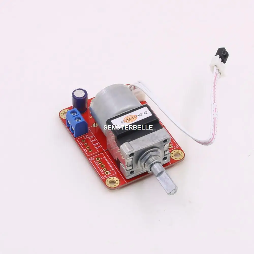 Assembeld Remote volume board HIFI preamp board motor ALPS 100K potentiometer