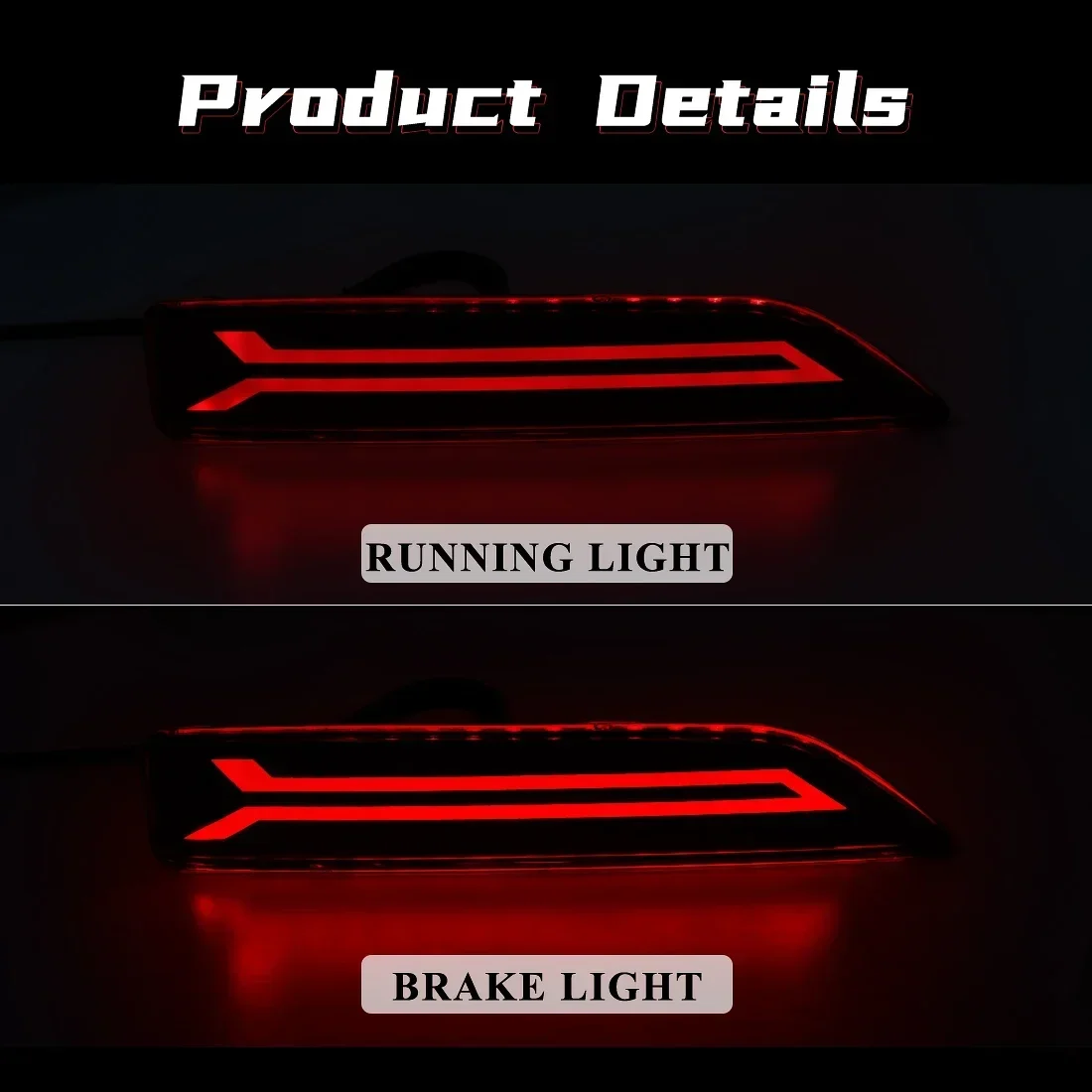 Car Accessories For Honda CRV CR-V 2007 2008 2009 Rear Bumper Reflector Brake Warning Lights Fog Lamp Dynamic Turn Signal Lamp