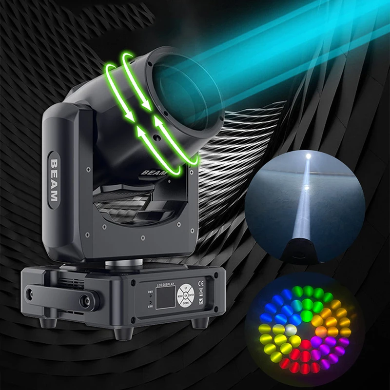 

New Arrival Professional Stage Light Mini 230W Beam Moving Head Light Jia Mi JI 128cm Big Lens 3 Floors Prisms Color Rainbow KTV