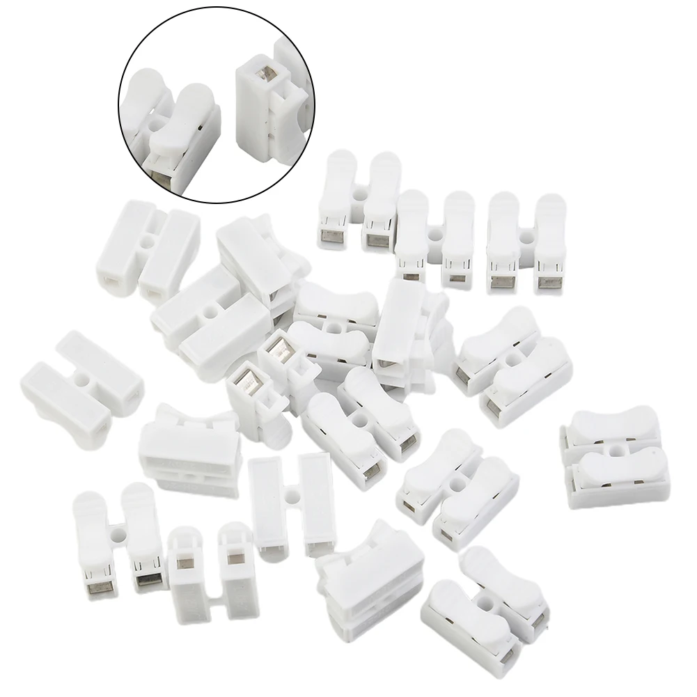 High Quality Tools CH2 Spring Connector CH2 Spring Connector Hot Sale Reliable Block LED 0.77 * 0.67 * 0.51inch