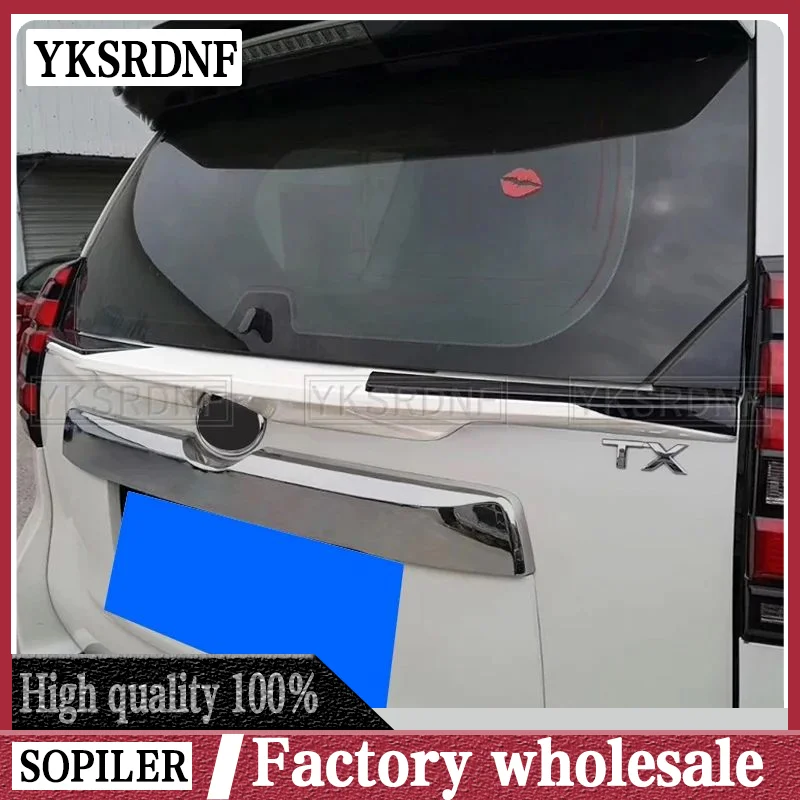 Rear Door Tail Car Spoilers For 2010-2021 Toyota Land Cruiser Prado 150 Lc150 Molding Styling Exterior Decoration Accessories