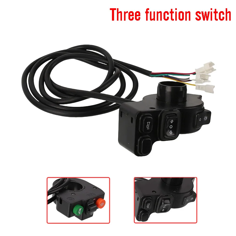 AliExpress NONE Three in one combination switch, headlight horn turn, three gear switch suitable for simple scooter and bicycle accessories