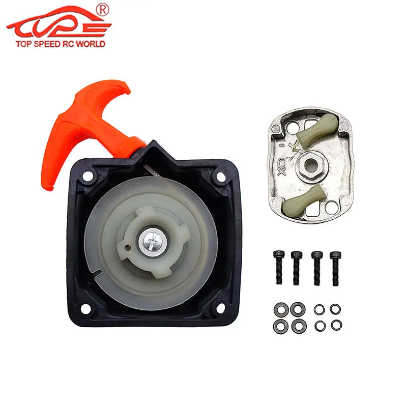 1/5 Rc Xe Siêu Dễ Dàng Bắt Đầu Kéo Tay Với Mặt Số Cho 1/5 HPI ROFUN BAHA ROVAN KM BAJA Losi FG GoPed RedCat 45CC Chi Tiết Động Cơ