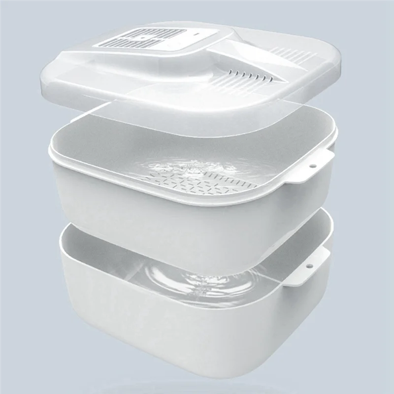 ABRB-Smart Defroster For Thawing Of Defrosting Tray For Meat - Home Use Temperature Control Device With Draining Basket