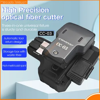 High Quality Convenient Fiber Optic One Step Cleaver, COMWAY CC-03, Fusion Splicer Cutting Machine, Precise Fiber Cleaver