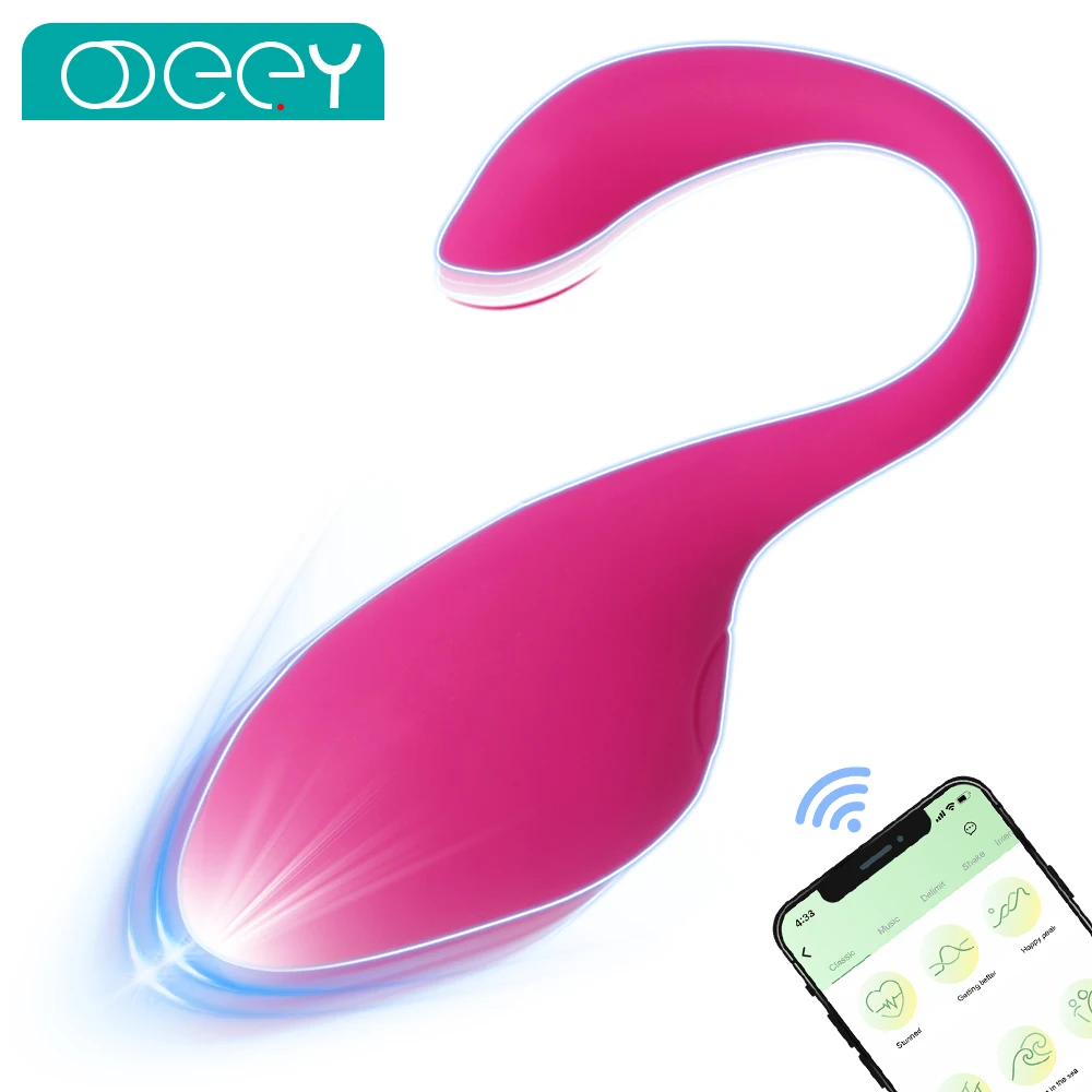 Wireless Remote Control Vibrating Egg Massager for Women Clitoral Vagina Dildo Vibrator Long Distance Bluetooth Wearable Sex Toy