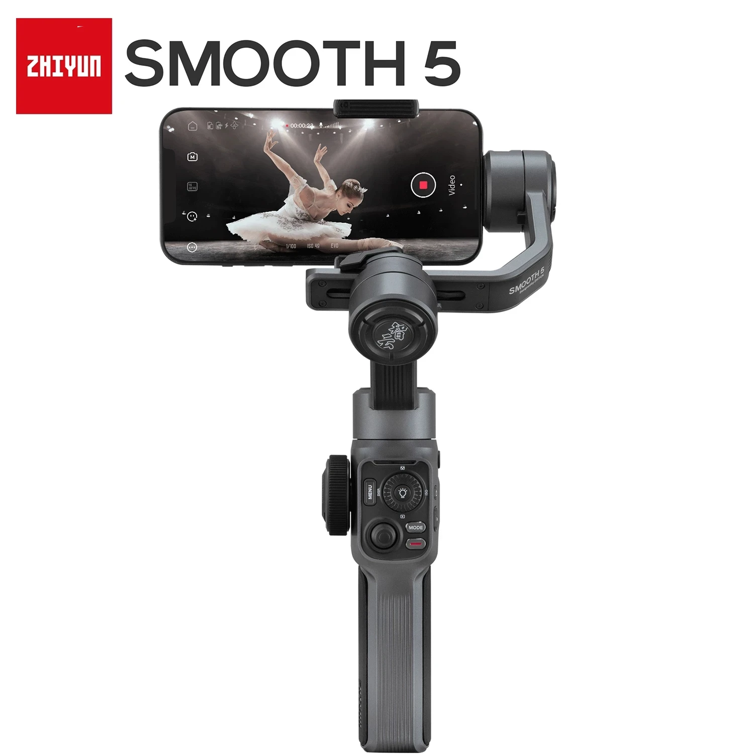 ZHIYUN Smooth 5 Gimbal Phone Handheld Stabilizer 3-Axis Smartphone Gimbals For IPhone 13 PRO/Samsung/Huawei/Xiaomi